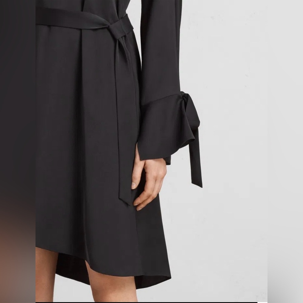 ALLSAINTS Sia Dress in Pale Pink - Picture 6 of 11